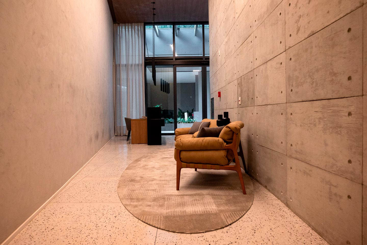 Hall social (Exclusivo studios e aptos de 1 dorm) - Torre Apartments
