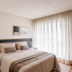 Real photo of the master suite – decorated apartment, 124 m² option