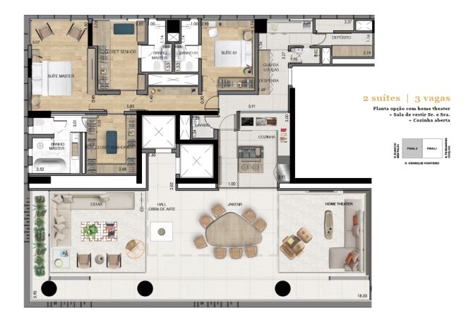 2 suites - 2 vacancies