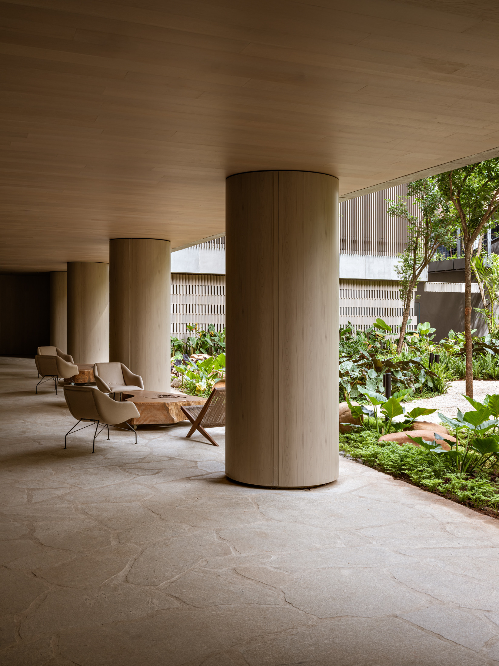 Residential Lobby - Photo of the completed building